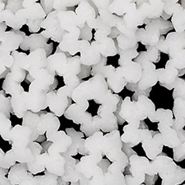 White Snowflake All Natural Confetti Sprinkles 💟 - Cool Mom Sprinkles
